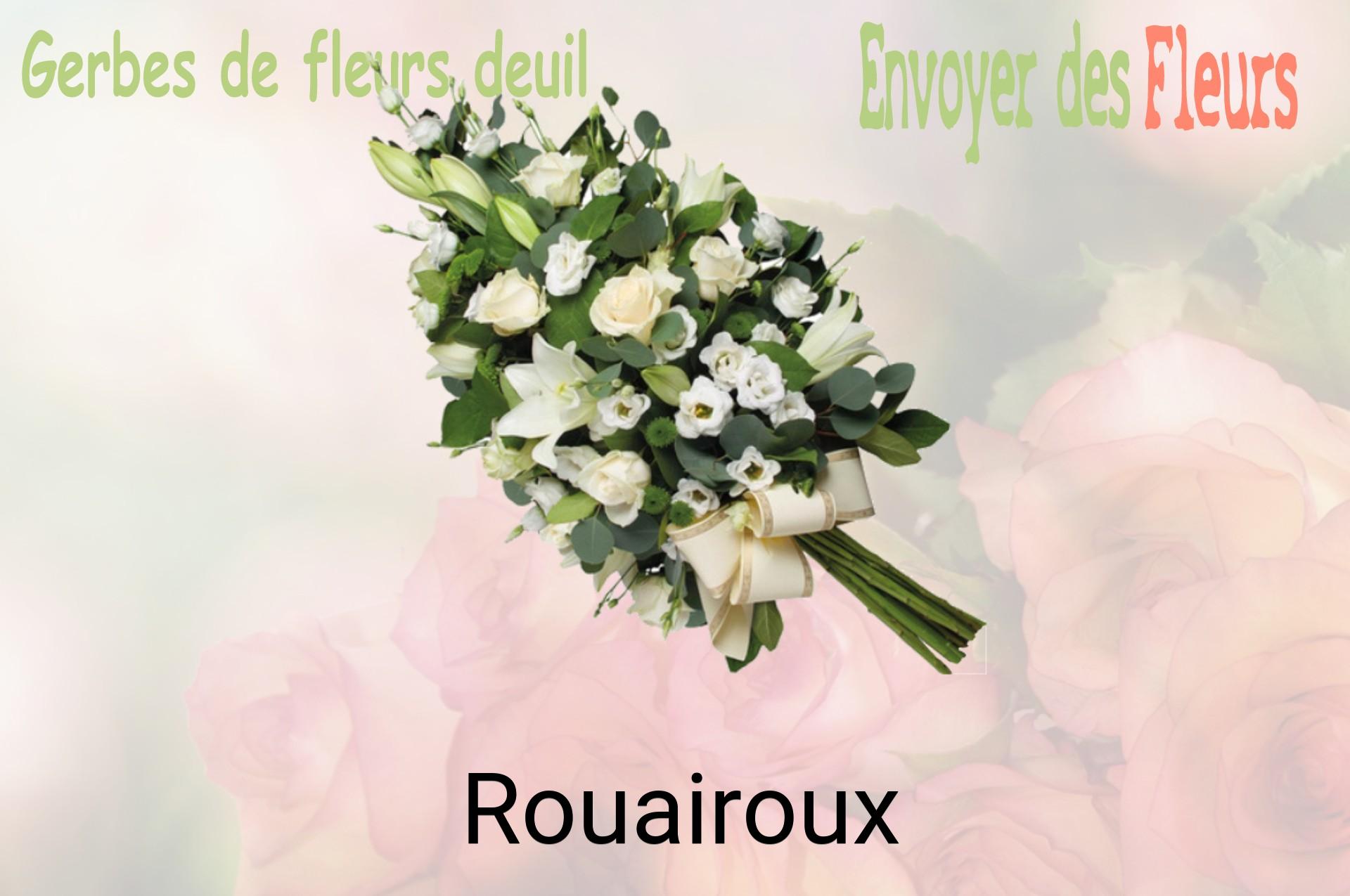 Gerbe de fleurs de deuil livrée à Rouairoux
